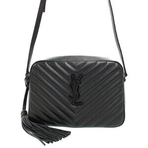 Saint Laurent Quilted Matelasse Paris Lou Camera Chain Shoulder Bag